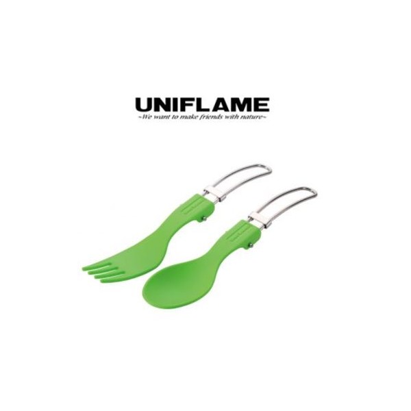 KARA 접이식 스푼&포크 세트 (그린)