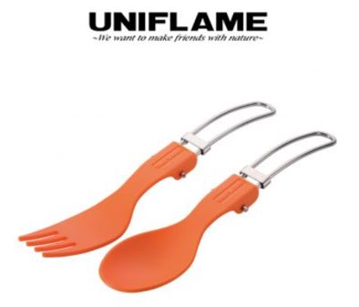 KARA 접이식 스푼&포크 세트 (오렌지)