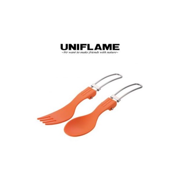 KARA 접이식 스푼&포크 세트 (오렌지)