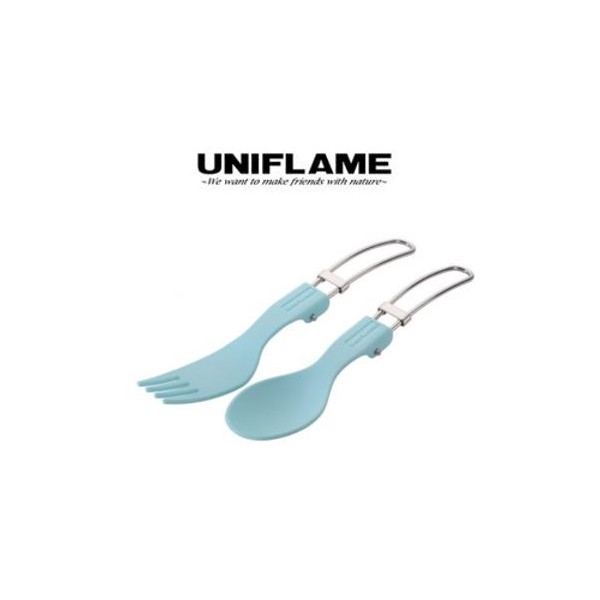 KARA 접이식 스푼&포크 세트 (파스텔블루)